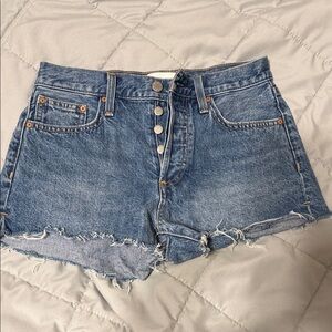 Denim Forum Classic Blue Jean Shorts